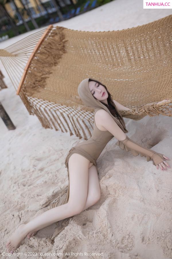 鱼子酱fish  [XiuRen]高清写真图 2023.08.25 No.7288 鱼子酱Fish 沙滩美腿第36张图片